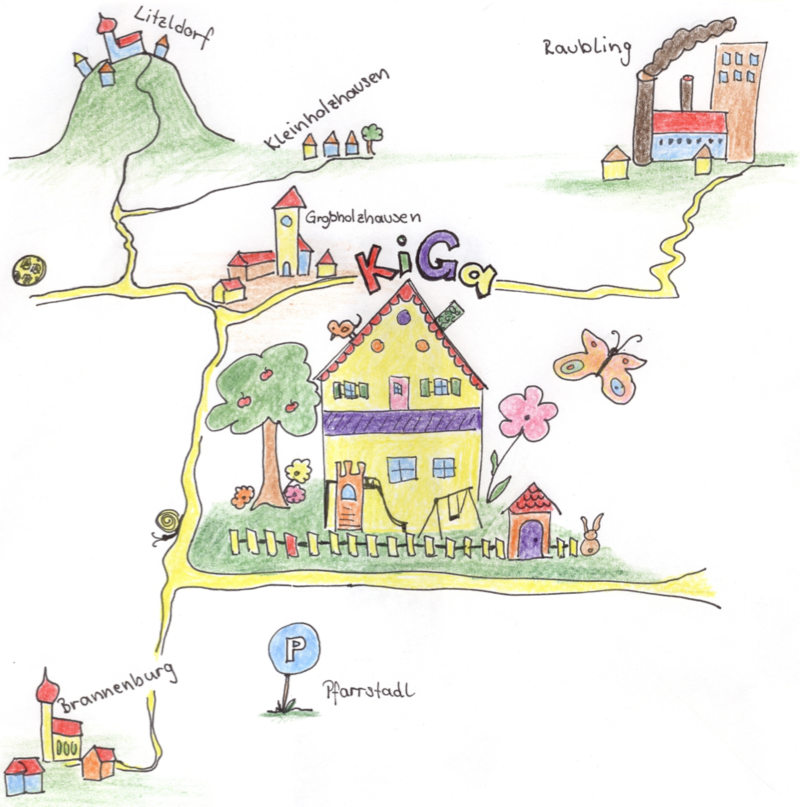 Karte Standort von Kindergarten St. Georg